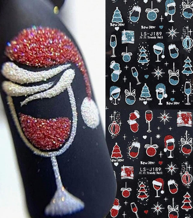 Stickers Red Wine x2