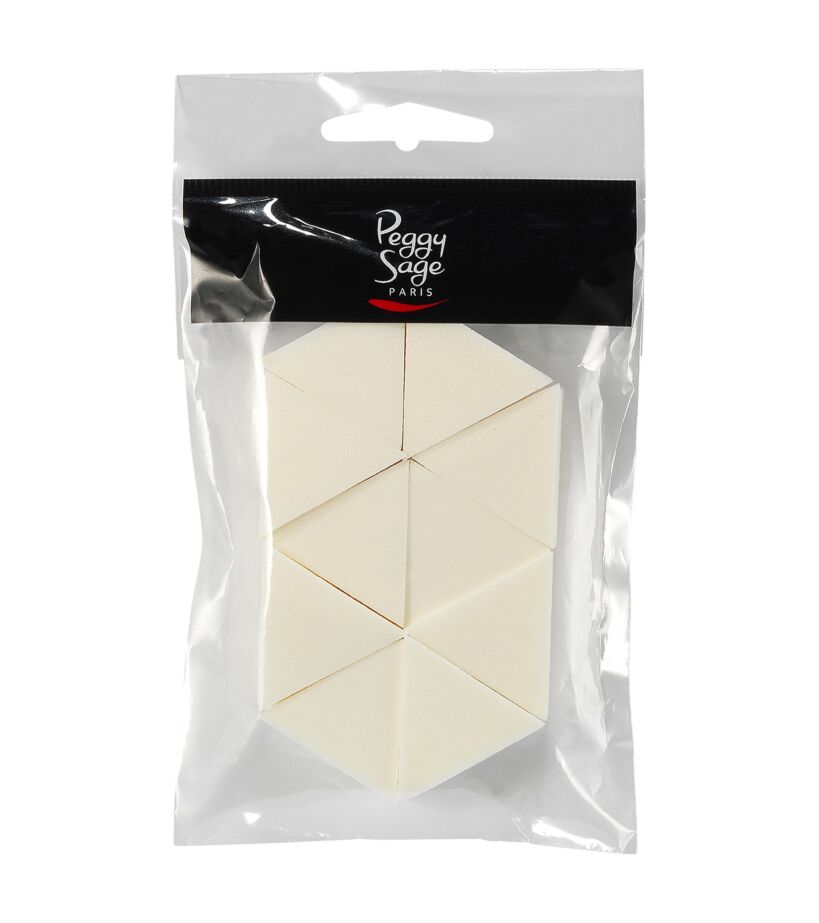 éponges triangulaires pour Nail art x10 Réf 155414