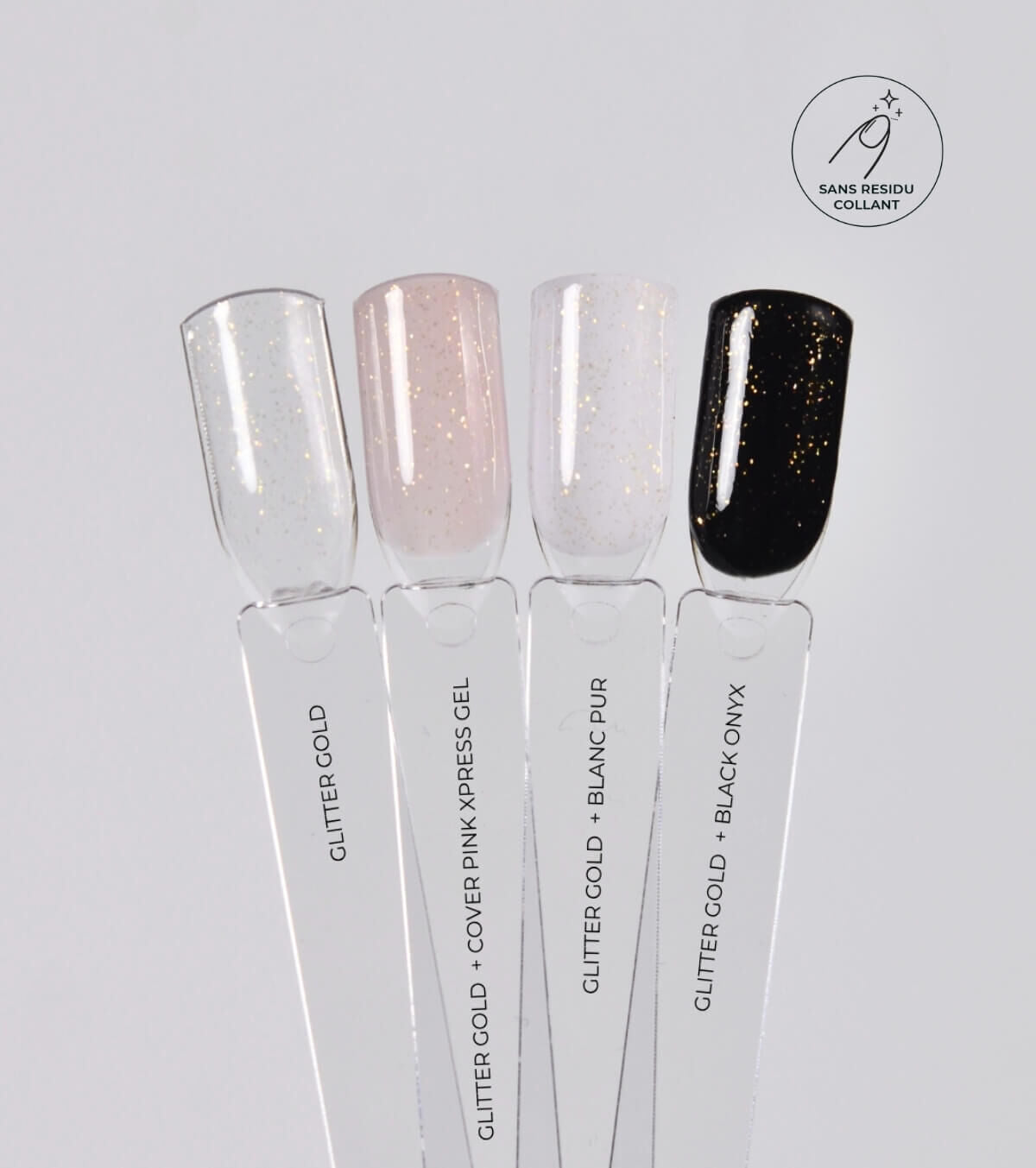 NEW Top Coat No-Sticky - Glitter Gold Ref 191821