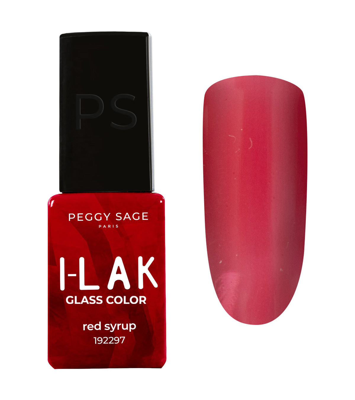 NEW I-LAK 5ML GLASS COLOR - 'Red Syrup' Ref 192297