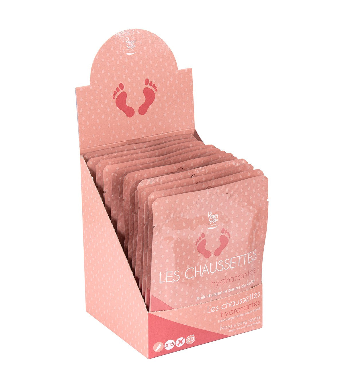 DISPLAY - Chaussettes Hydratantes x15 Ref 550378
