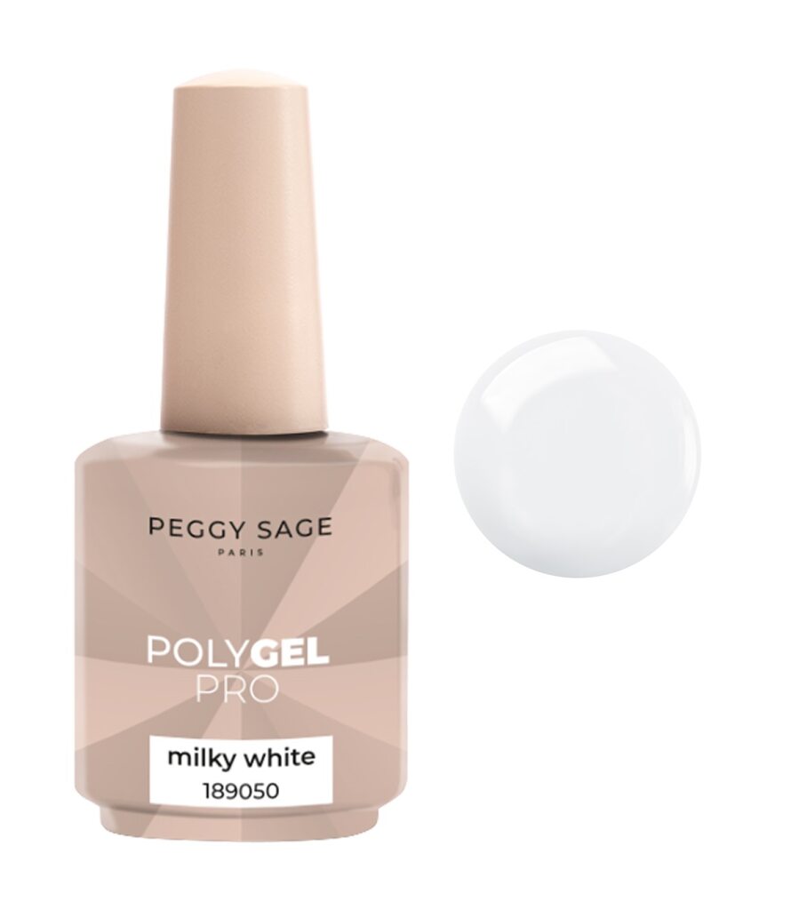NEW POLYGEL PRO 'Milky White' 15ml Ref 189050