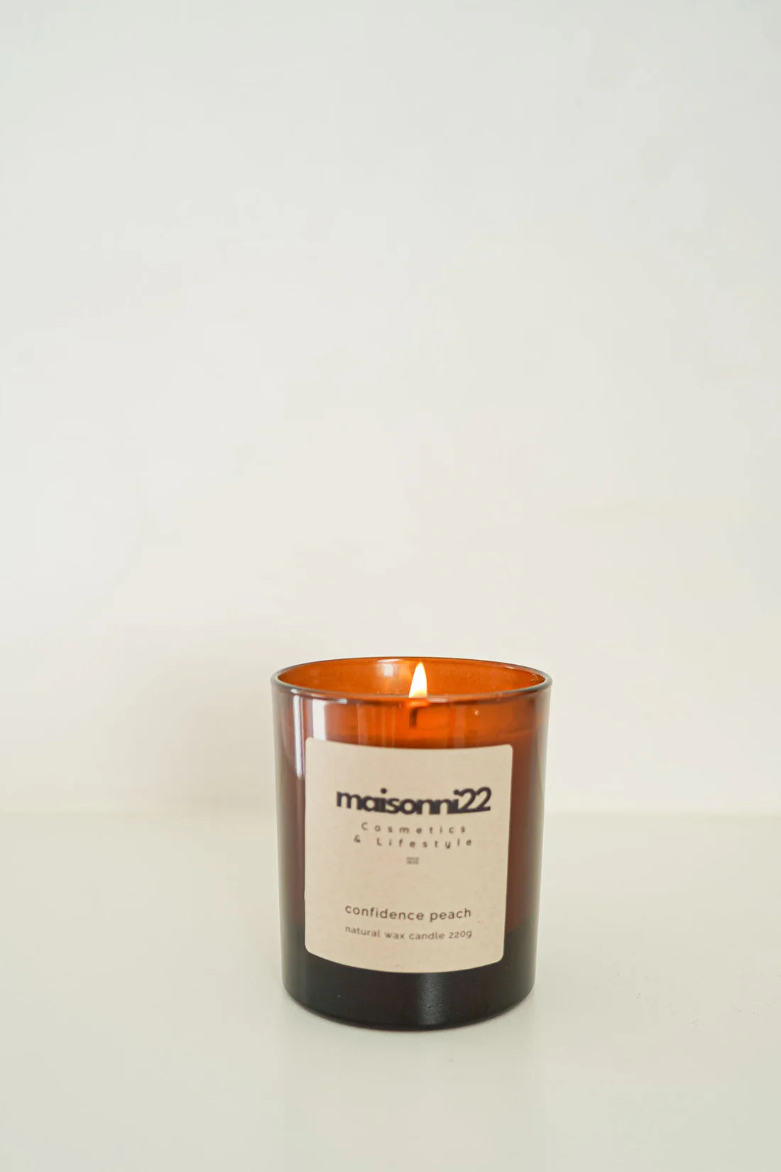 Maisonni22 Luxury Candle Confidence Peach