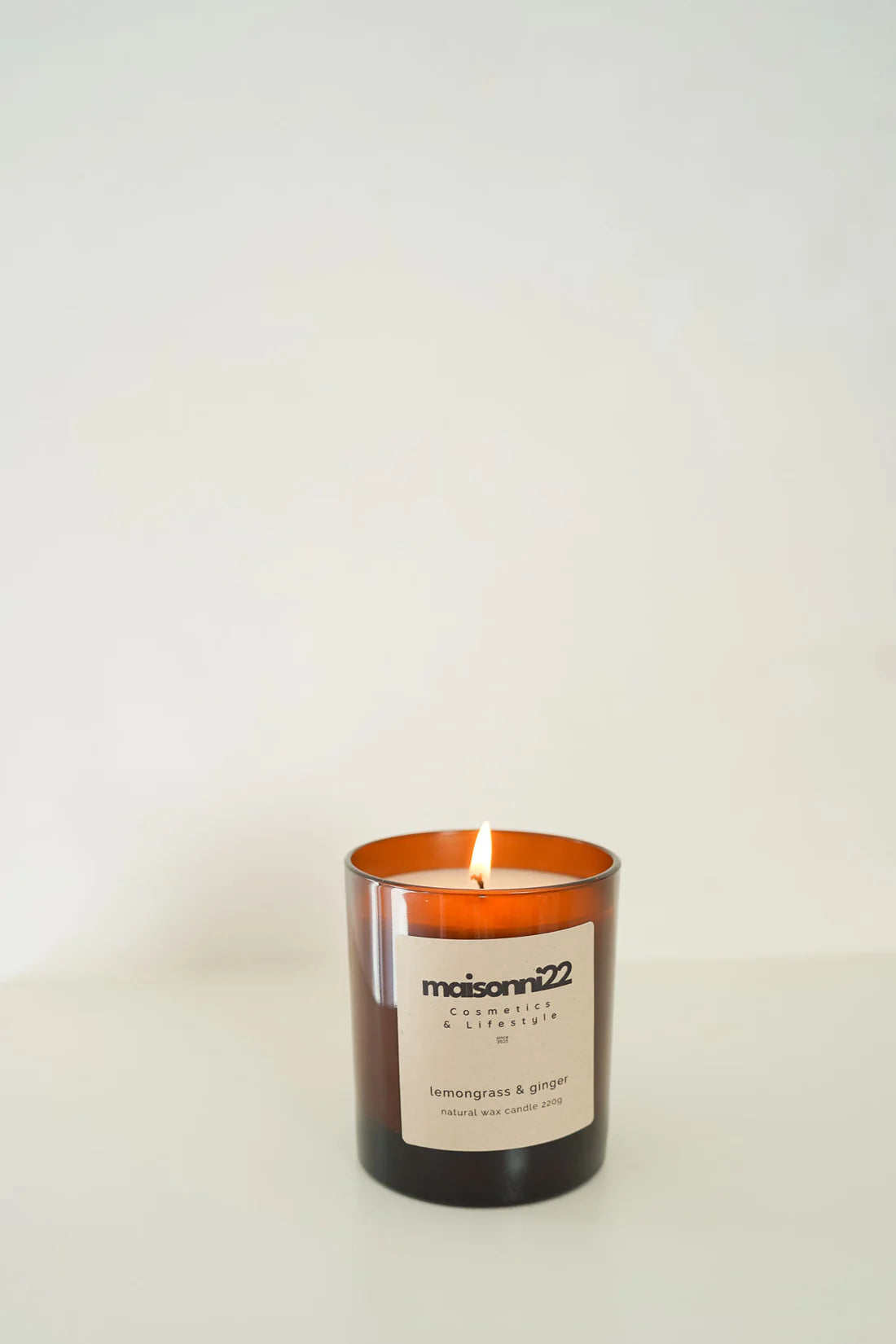 Maisonni 22 Luxury Candle Lemongrass & Ginger