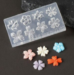 Siliconen Mal 3D Bloemen klein