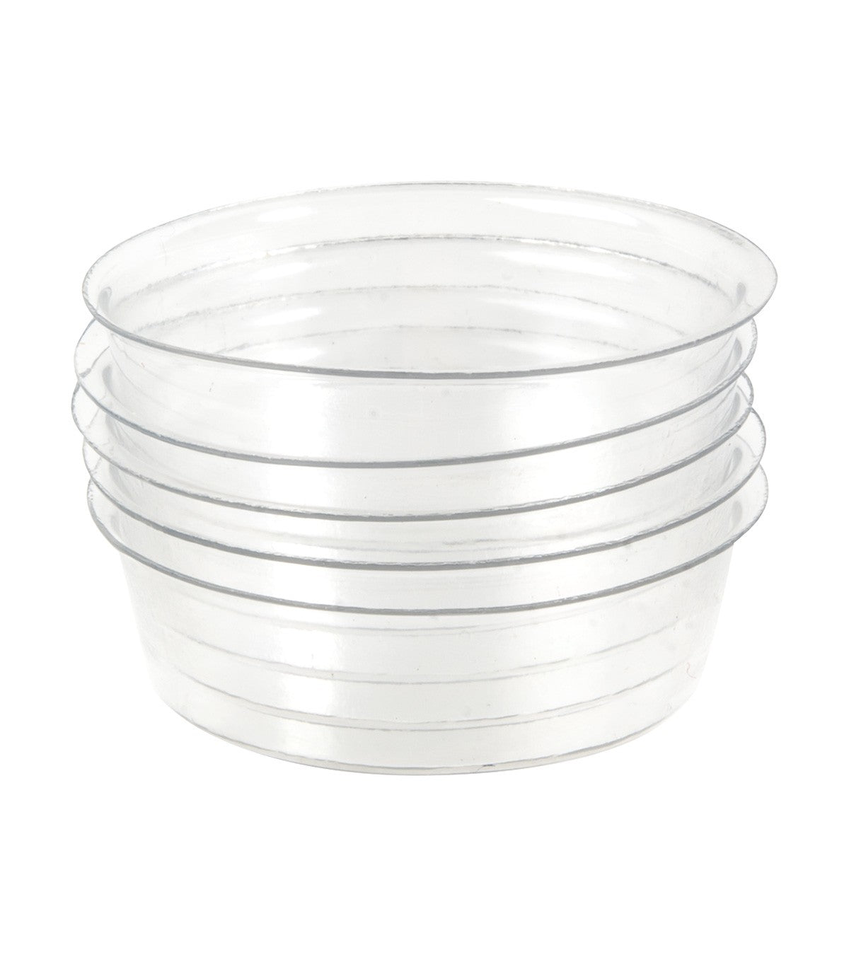 Pots plastiques jetables x5 Réf 138507