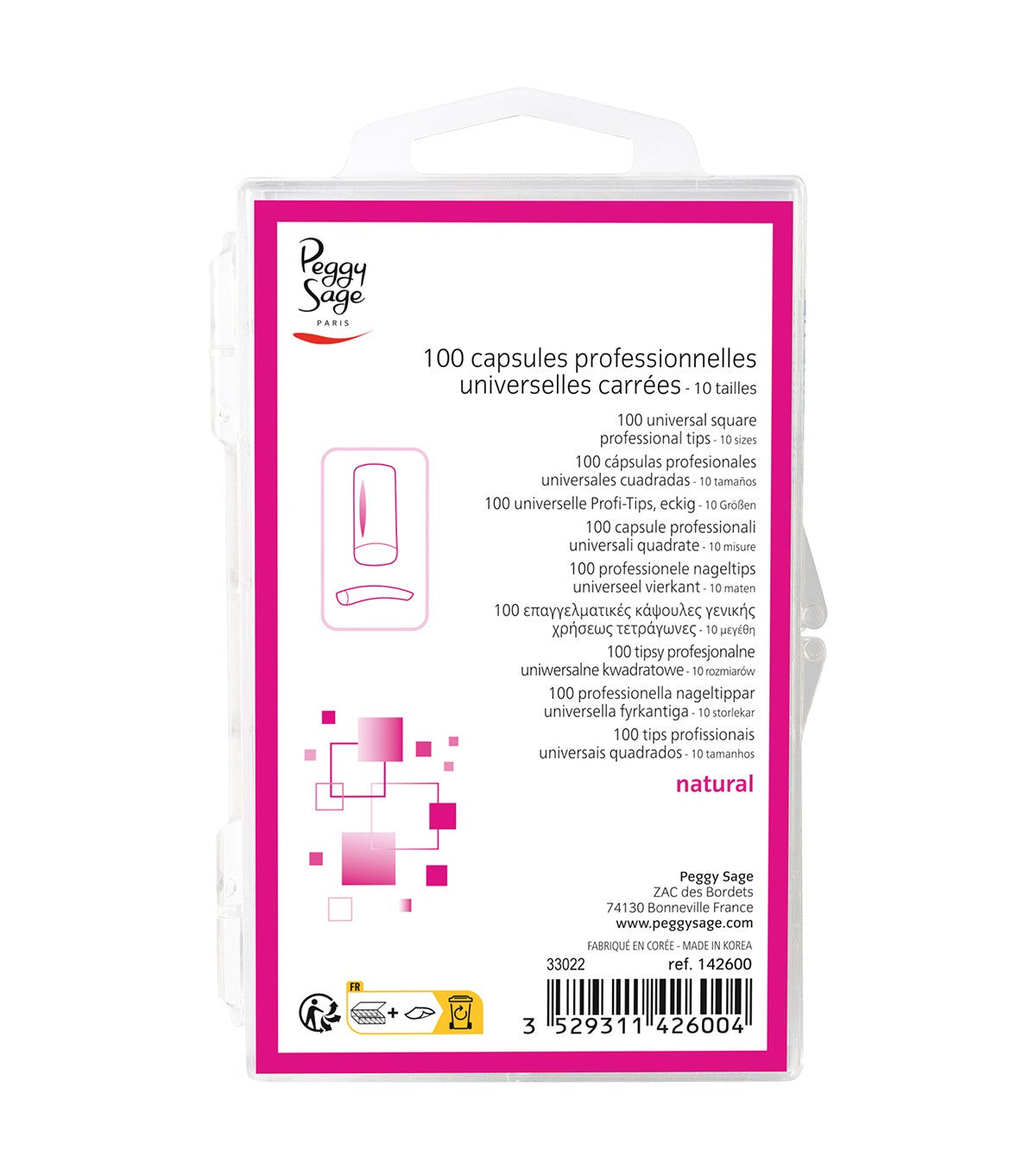 Embouts Universal Square x100 Ref 142600