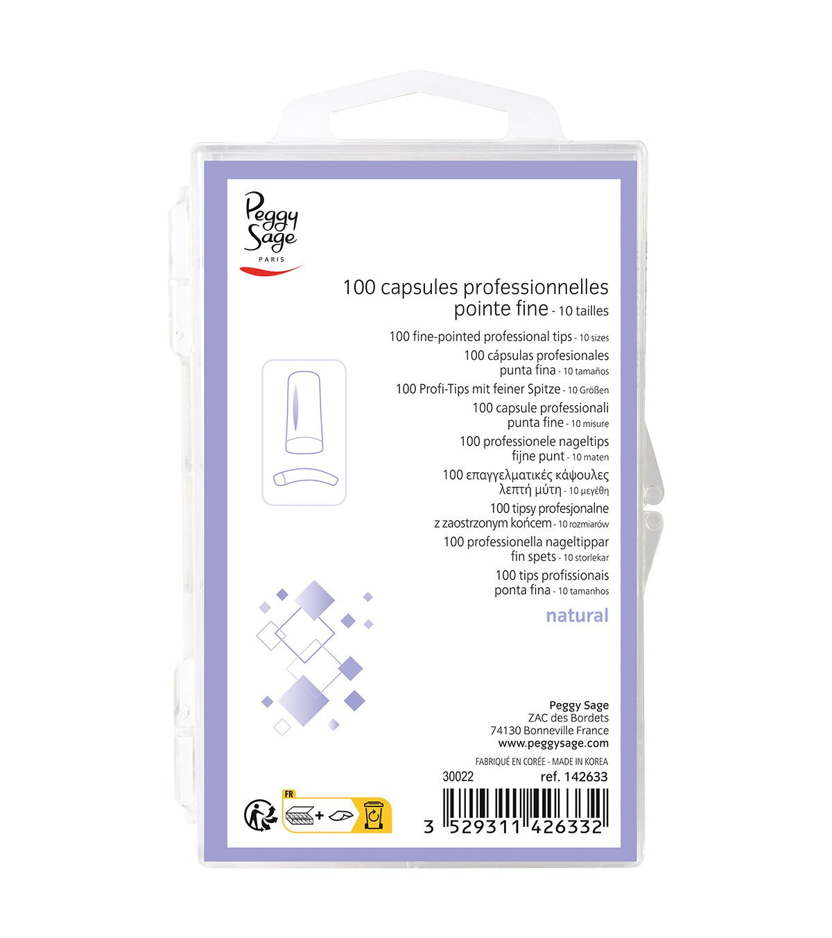 Tips Pointe Fine x100 Ref 142633