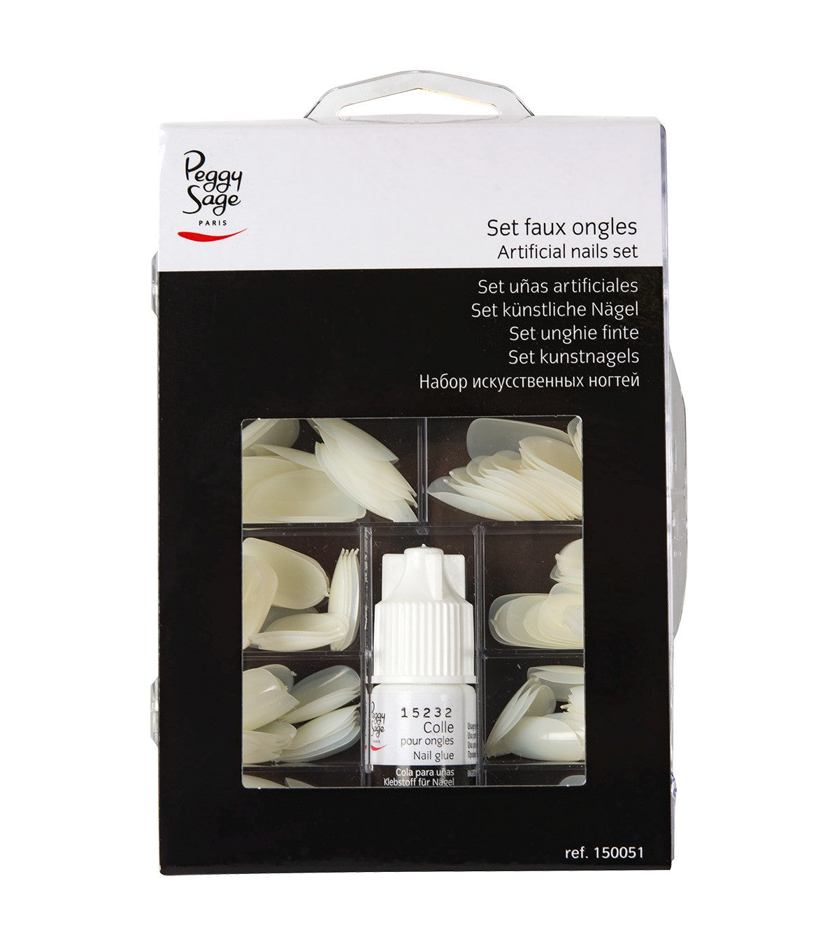 Artificial nails Set 200 pieces Ref 150051