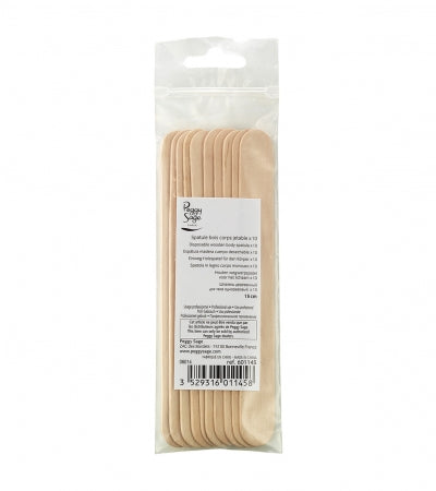 Wooden Disposable spatula x10 Ref 601145