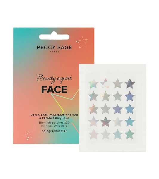 ONE SHOT Patch tegen onzuiverheden x20 - holographic star  à l'acide salicylique" Ref 401232