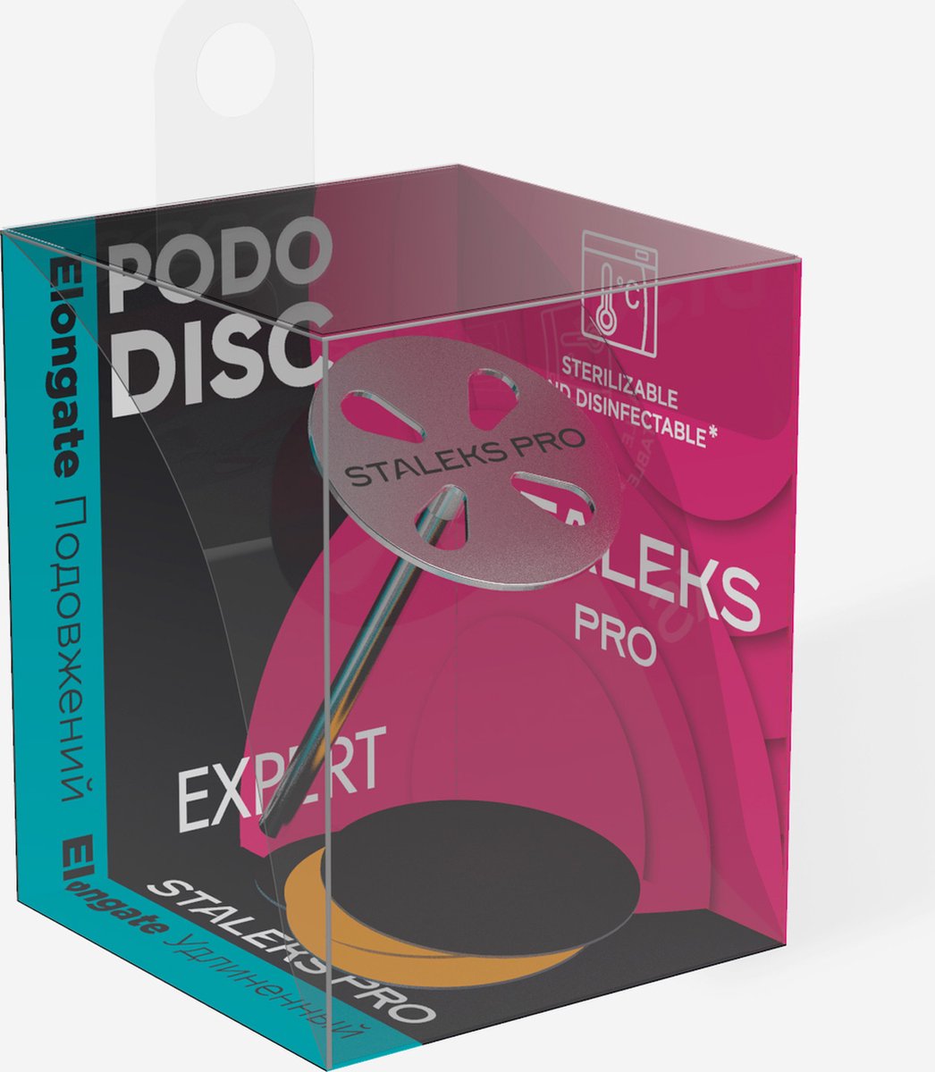 Staleks Pro Pododisc Expert set met pad M