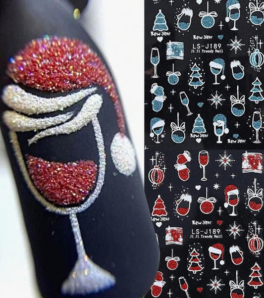 Stickers Red Wine x2