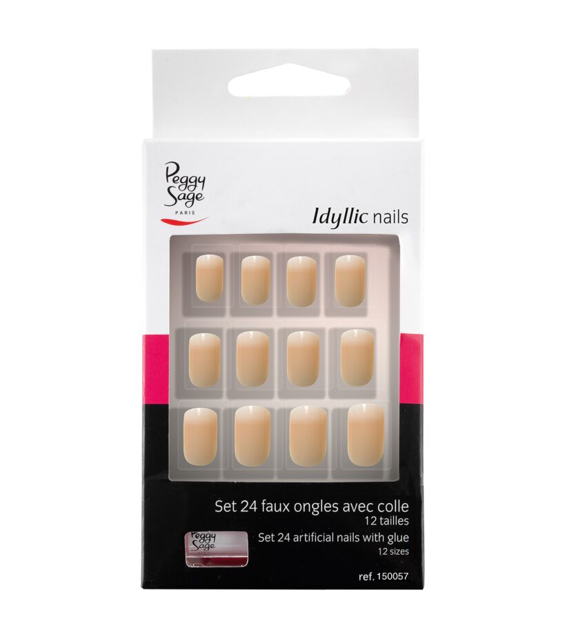 Lot de 24 ongles adhésifs Baby Boomer Réf 150057