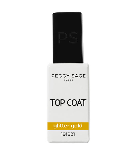 NEW Top Coat No-Sticky - Glitter Gold Ref 191821