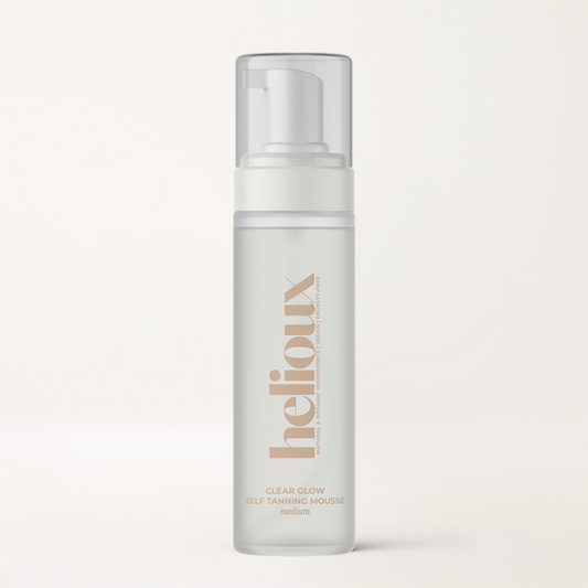 Helioux CLEAR GLOW SELF TANNING MOUSSE MEDIUM 200ml