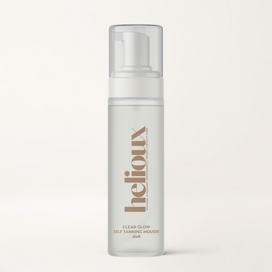Helioux CLEAR GLOW SELF TANNING MOUSSE Dark 200ml