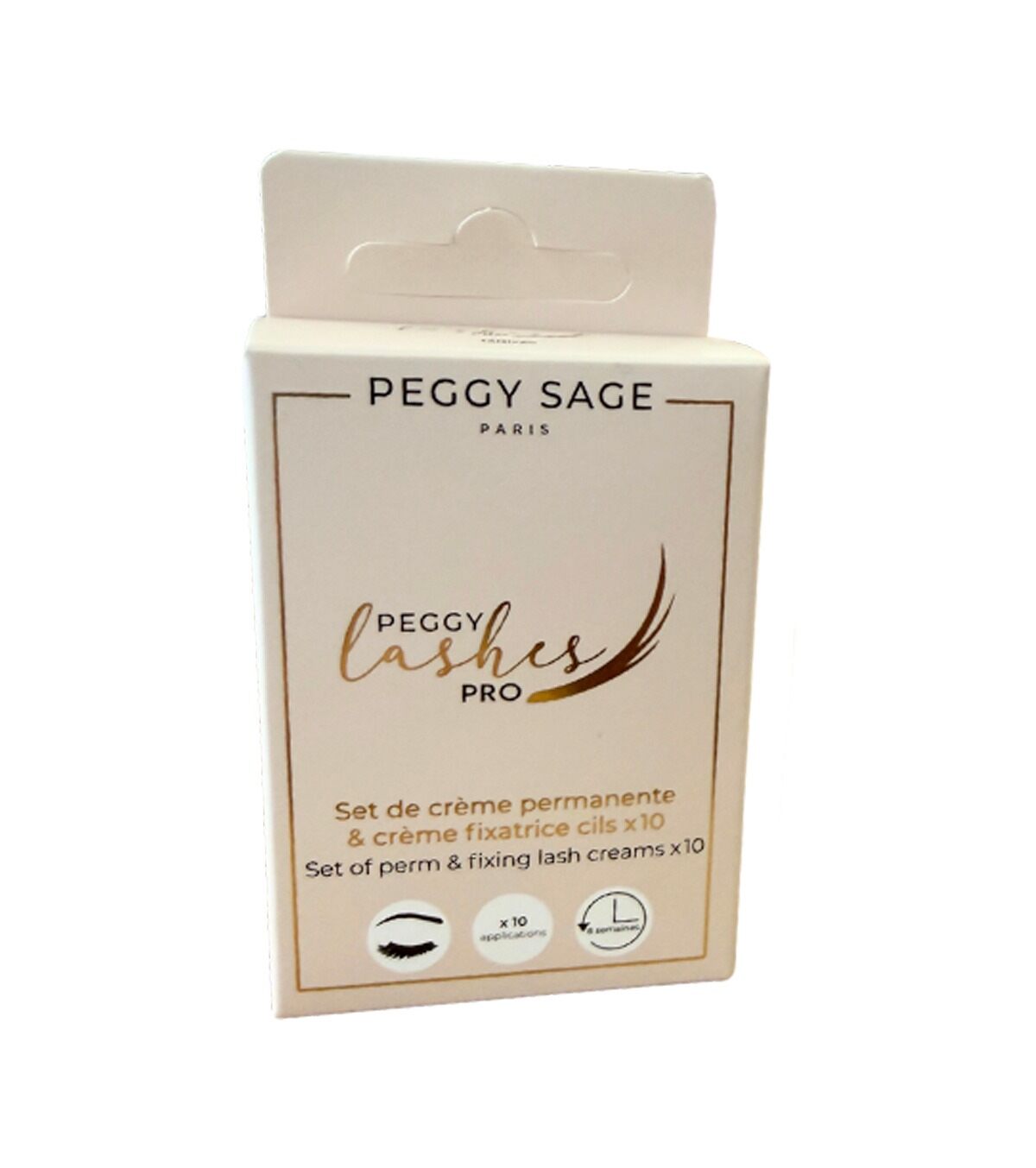 PEGGY LASHES PRO Set met crème permanent en fixatie x 10  ref 138025