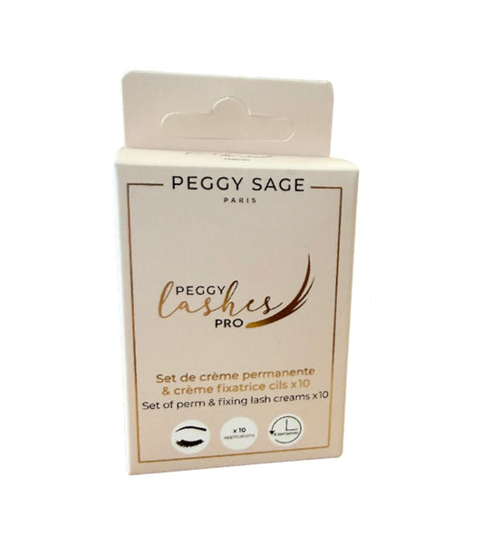 NEW PEGGY LASHES PRO Set met crème permanent en fixatie x 10  ref 138025