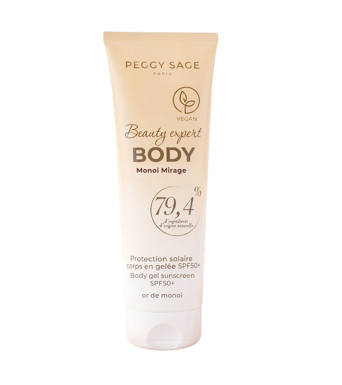 ONE SHOT Zonnebrand Bodygel SPF50+ MONOÏ MIRAGE - or de monoï Ref 405230