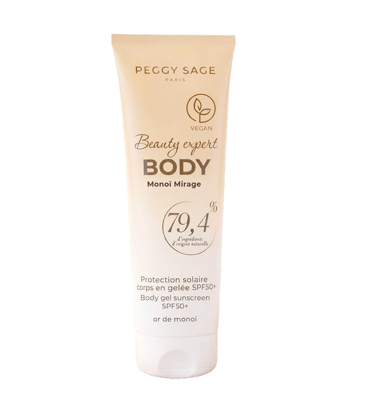 ONE SHOT Zonnebrand Bodygel SPF50+ MONOÏ MIRAGE - or de monoï Ref 405230