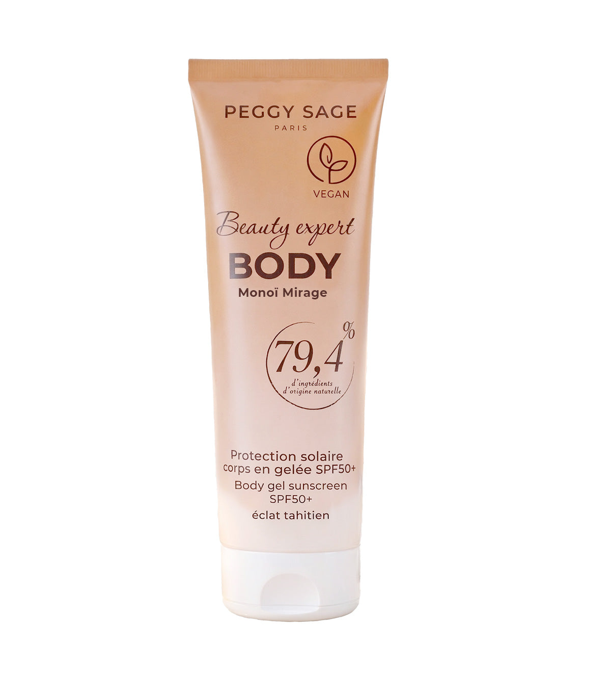 ONE SHOT Zonnebrand Bodygel SPF50+ MONOÏ MIRAGE - éclat tahitien ref 405235