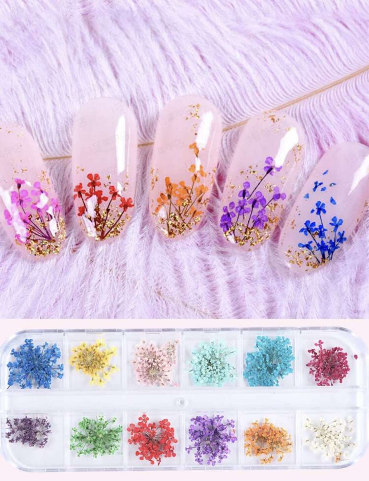 Gedroogde bloemen 24 stuks