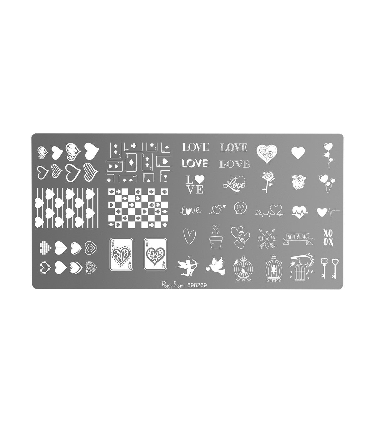 Stamping plate - Love Ref 898269