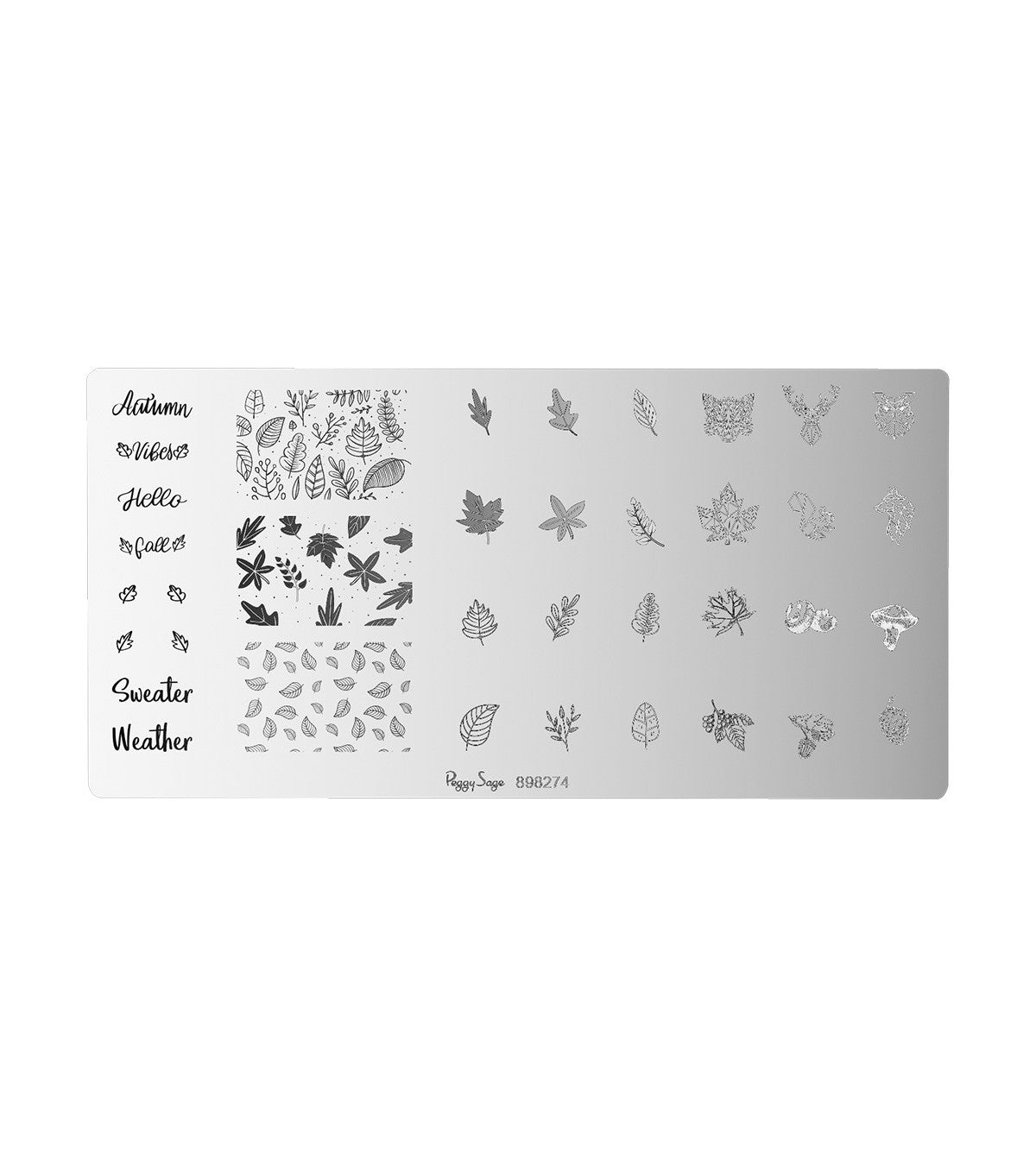 Stamping plate Autumn - Ref 898274