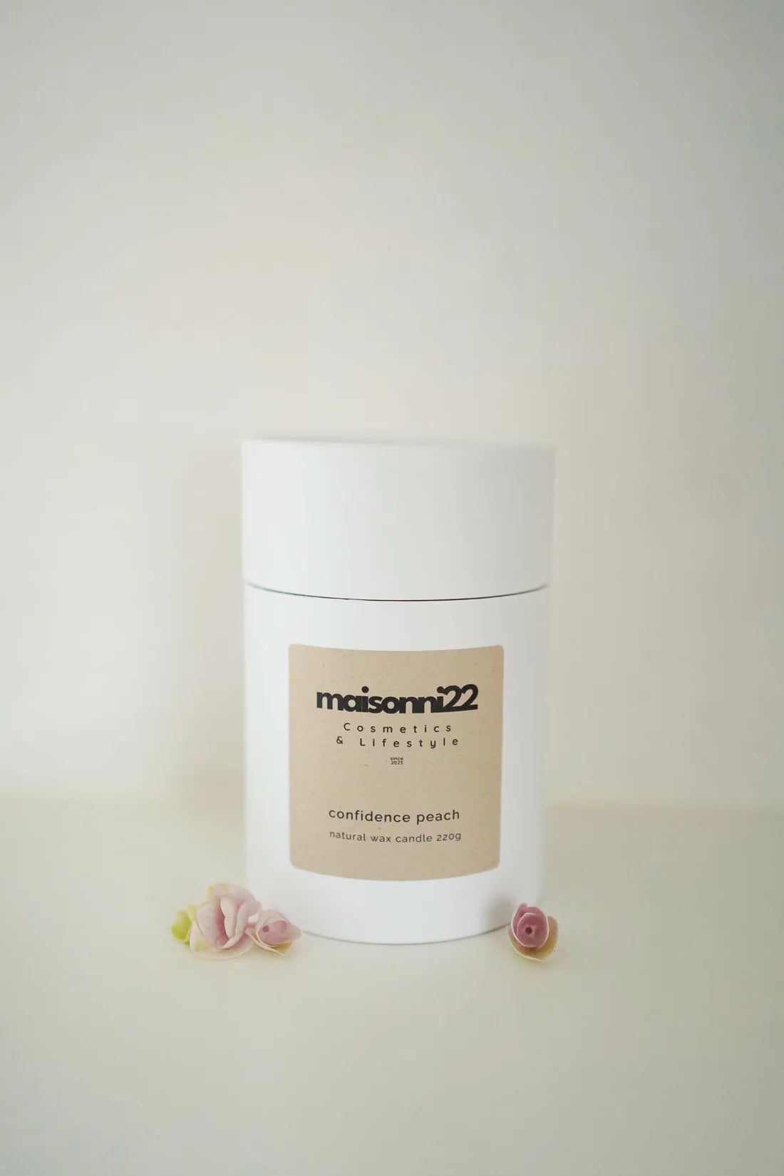 Maisonni22  Luxury Candle Confidence Peach