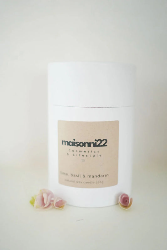 Maisonni22  Luxury Candle Lime, Basil & Mandarin