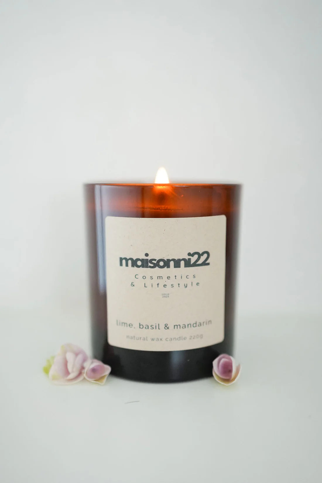 Maisonni22  Luxury Candle Lime, Basil & Mandarin