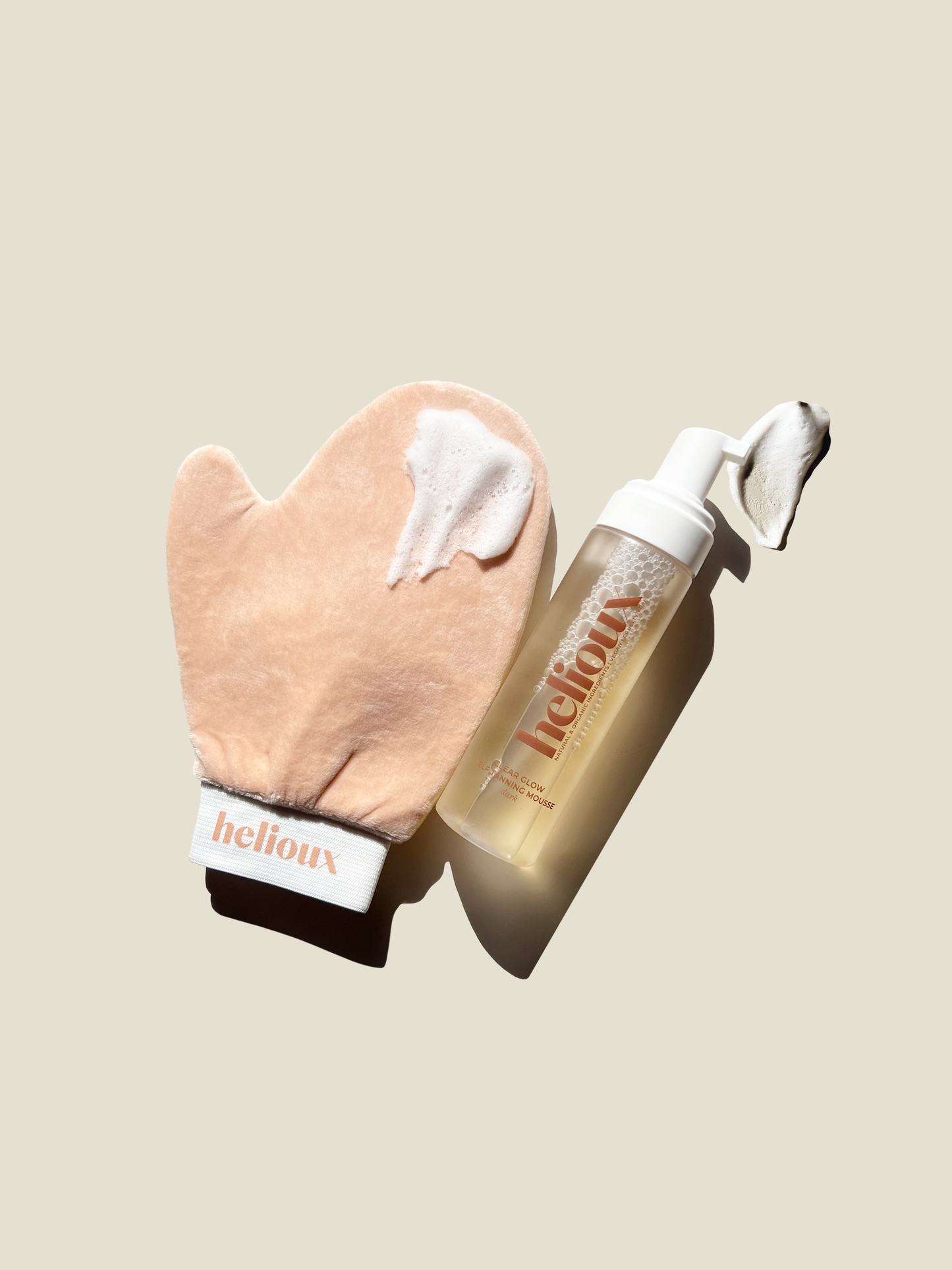 Helioux CLEAR GLOW SELF TANNING MOUSSE MEDIUM 200ml