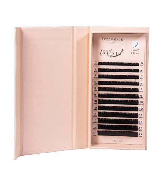 NEW PEGGY LASHES PRO 'Ellipse Flat' - CC - 0,12 mm - 6 à 13 mm ref 137532