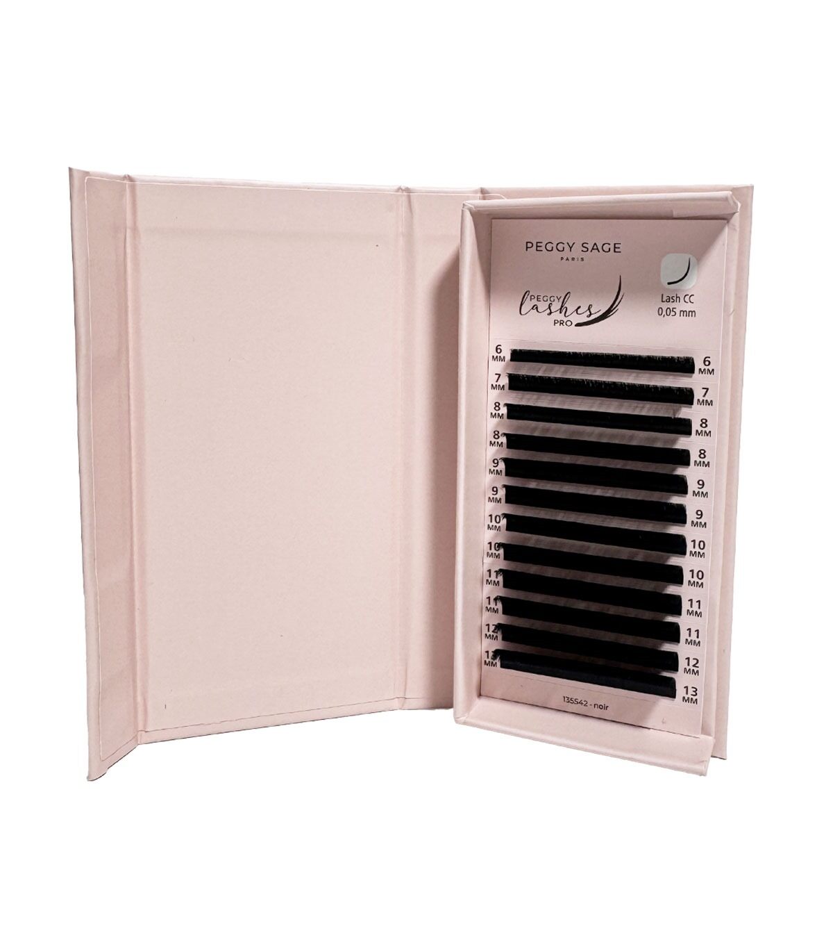 NEW PEGGY LASHES PRO Russische Volume Easy Fans - CC - 0,05 mm - 6 à 13 mm ref 135542