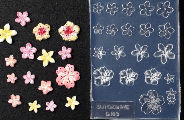 Siliconen Mal Bloemen mix